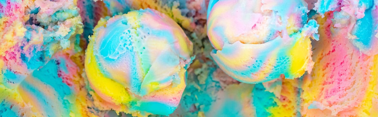 rainbow ice cream